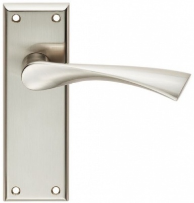 Venti Lever Door Handle on Various Backplates